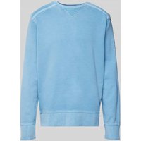 Wellensteyn Sweatshirt mit gerippten Abschlüssen in Hellblau, Größe XXL von Wellensteyn