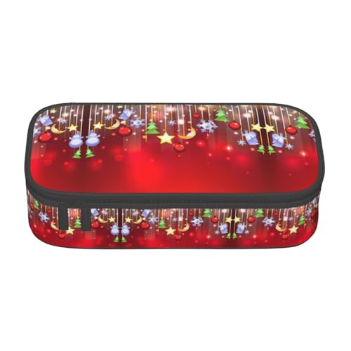 WenDang Multifunktionale Schreibwarentasche, Motiv: Merry Christmas, 2 Stück, geeignet für Reisen, Bürobedarf, Make-up und Schreibtisch-Organisation, Schwarz , Einheitsgröße, Kosmetikkoffer WenDang Multifunktionale Schreibwarentasche, Motiv: Merry Christmas, 2 Stück, geeignet für Reisen, Bürobedarf, Make-up und Schreibtisch-Organisation, Schwarz , Einheitsgröße, Kosmetikkoffer von WenDang