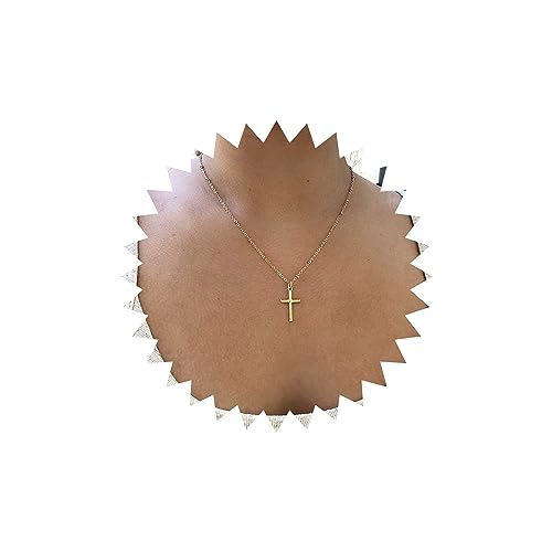 Wendalern Kreuz Perlen Choker Halsketten Religiöse Kruzifix Halskette Kreuz Glaube Halskette Gold Kreuz Anhänger Halskette Schmuck für Frauen und Mädchen von Wendalern