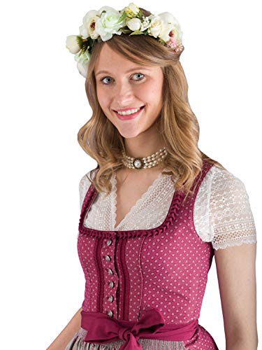 Midi Dirndl Wenger Rosa 3410565 Beere 44 von Wenger Austrian Style