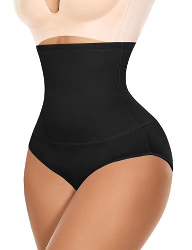 Werkiss Damen Shapewear Bauchweg Unterwäsche(Normal Schwarz-briefs-damen381s, 3XL) von Werkiss