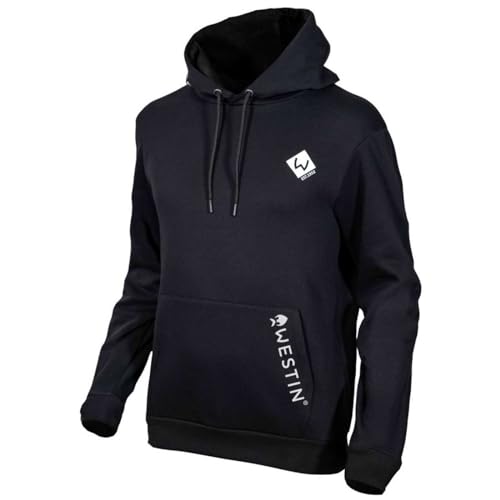 Westin Pro Hoodie Black - Angelpullover, Größe:S von Westin