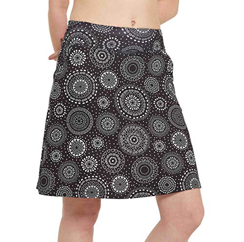Westkun Knielang Hosenrock Damen Wanderrock Sportrock mit Innenhose und Tasche Skort Golfrock Laufen Röcke Sunflower L Westkun Knielang Hosenrock Damen Wanderrock Sportrock mit Innenhose und Tasche Skort Golfrock Laufen Röcke Sunflower L von Westkun
