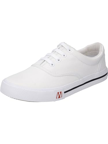 Westland Unisex - Erwachsene Low-Top Sneaker Soling,Weite F 1/2 (< Gr.40) - G (> Gr.52) (Normal),Wechselfußbett,Weiss,41 EU / 7 UK von Westland