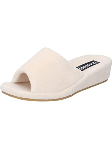 Westland Damen Pantoffeln Marseille, Frauen Hausschuhe,Weite G (Normal),patschen,schlapfen,drinnen,Indoor,daheim,beige-Kombi,39 EU / 6 UK von Westland