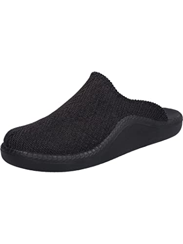 Westland Herren Pantoffeln Monaco 220, Männer Hausschuhe,Weite H (Weit),schlapen,Home-Slipper,House-Slipper,patschen,schwarz,44 EU / 9.5 UK von Westland