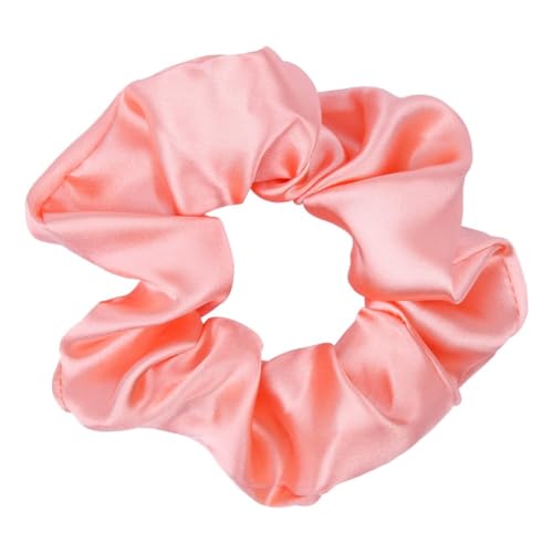 4 Stück Haargummis,Elastische Haarbänder,Weiche Scrunchies,Haare Ringe,Mehrweg Gummibänder,für Pferdeschwanz,Lange Haare Oder Dicke Lockige Mädchen Damen Haarschmuck,Rosa A von Whakano