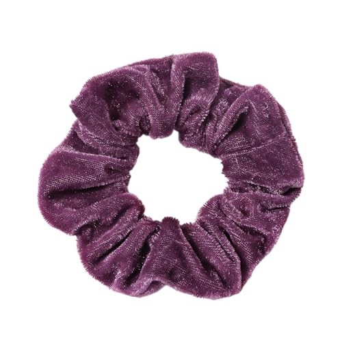 5 Stück Samt Scrunchies Haargummis für Damen,Gummibänder Haarbänder,Elastische Dicke Bänder,Haare Ringe Haarschmuck,Pferdeschwanzhalter,Haarring des Dickdarms für Mädchen Damen,Rosa Lila B von Whakano