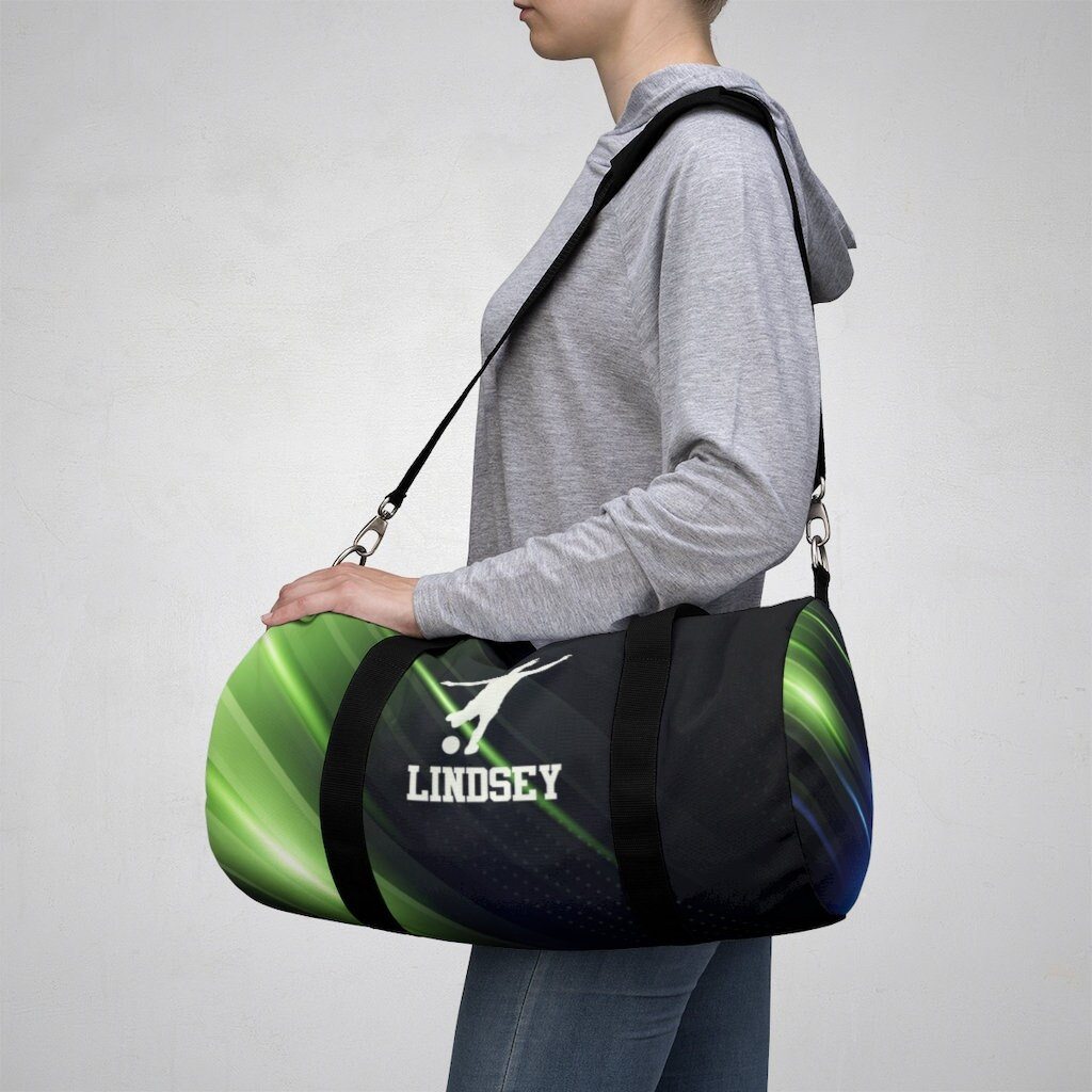 Fußball-Tasche, Personalisierte Fußball-Seetasche, Benutzerdefinierte Sporttasche, Sporttasche Kinder, Fußball-Geschenke Für Tochter, Sportliche von WhattheFrogDesignCo