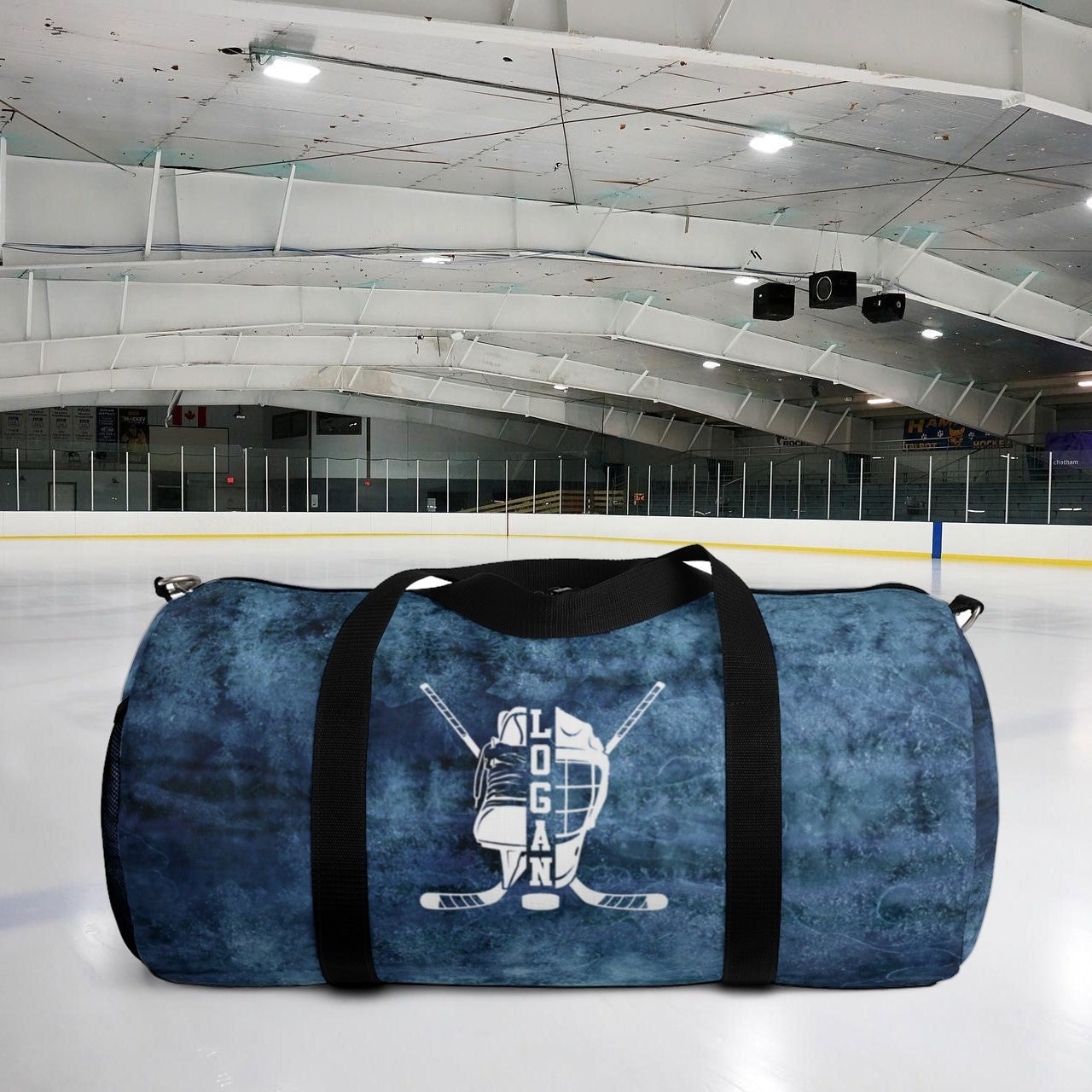 Hockeytasche Personalisiert, Hockey Geschenke, Eishockey Tasche, Benutzerdefinierte Seesack, Sporttasche, Sportliche Geschenke Für Jungen von WhattheFrogDesignCo