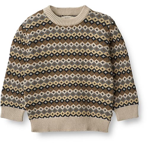 Wheat Jacquard Pullover Elias Junior Größen Jungen 100% Bio-Baumwolle Öko Tex Standard von Wheat