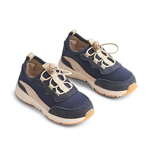 Wheat | Unisex Kinder Turnschuh, Sneaker Arta Slip-on mit Speedlace Schnürung & Dämpfung | Navy von Wheat