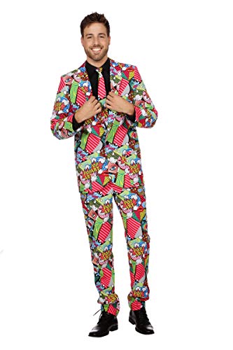 Wilbers Herren Kostüm Pop Art Anzug Karneval Fasching Gr.60 Wilbers Herren Kostüm Pop Art Anzug Karneval Fasching Gr.60 von Wilbers
