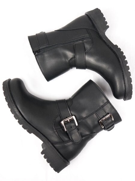 Will's Vegan Shop Biker-Stiefel Schwarz Damen von Will's Vegan Shop