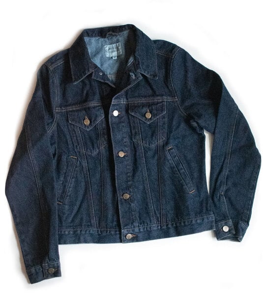 Will's Vegan Shop Damen Jeansjacke aus recyceltem Denim von Will's Vegan Shop