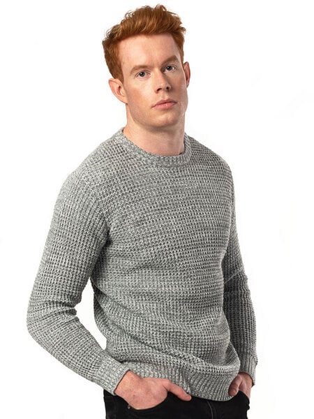 Will's Vegan Shop Recycled Chunky Rib Grau Knit Herren von Will's Vegan Shop