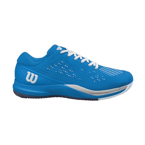 Wilson Herren Rush Pro Ace Clay Tennis Shoe, French Blue/White/Navy Blazer, 41 1/3 EU Wilson Herren Rush Pro Ace Clay Tennis Shoe, French Blue/White/Navy Blazer, 41 1/3 EU von Wilson