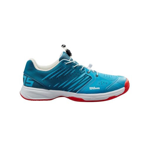 Wilson KAOS 2 Tennisschuh, Blue Coral/White/Fiesta, 35.5 EU von Wilson