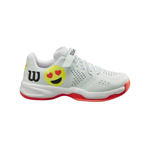 Wilson KAOS Emo Tennis Shoe, Opal Blue/White/Neon Flame, 29 1/3 EU von Wilson