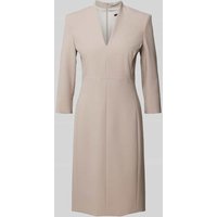 Windsor Knielanges Kleid mit V-Ausschnitt in Mauve, Größe 34 von Windsor