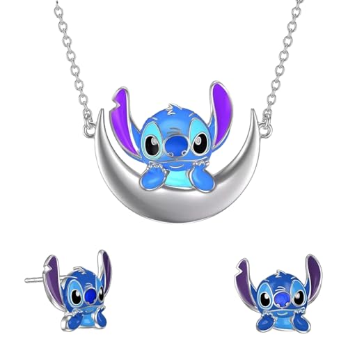 Winric Anime Halskette, Anime Kette Damen, 2PCS Necklace,Cartoon Anhänger Halskette, Anime Schmuck, Kette Freundschaft, Geschenke für Frauen Mädchen (A) von Winric