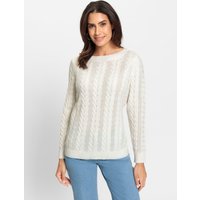 Witt Damen Pullover, ecru von Witt