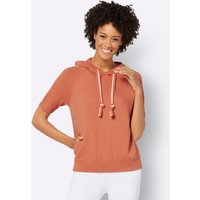 Witt Damen Pullover, papaya-ecru von Witt