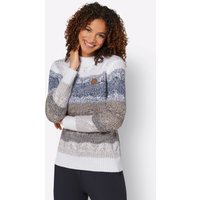 Witt Damen Pullover, sesam-weiß-meliert von Witt