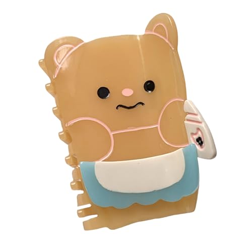 Cartoonbären Haarklauenklammern Nicht Slip Haarklemmen Große Acrylhaarkieferklemmen Kopfschmuck Styling Werkzeuge Haarzubehör Haarzubehör Cartoonbären Haarklauenklammern Nicht Slip Haarklemmen Große Acrylhaarkieferklemmen Kopfschmuck Styling Werkzeuge Haarzubehör Haarzubehör von Wkldjf