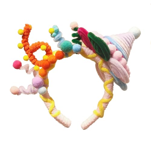 Handgefertigte Twist Geburtstag Stirnbänder Verstellbare Kopfbedeckung Festliche Baby Kopfstück Für Frauenhaarstyling Handgefertigte Twist Geburtstag Stirnbänder Verstellbare Kopfbedeckung Festliche Baby Kopfstück Für Frauenhaarstyling von Wkldjf