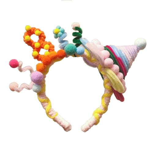 Handgefertigte Twist Geburtstag Stirnbänder Verstellbare Kopfbedeckung Festliche Baby Kopfstück Für Frauenhaarstyling Handgefertigte Twist Geburtstag Stirnbänder Verstellbare Kopfbedeckung Festliche Baby Kopfstück Für Frauenhaarstyling von Wkldjf