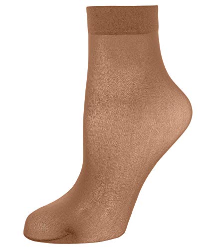 Wolford Damen Individual 10 Socks Strumpfhose, 10 DEN, Beige (Gobi 4365), Medium von Wolford