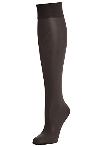 Wolford Damen Kniestrümpfe Satin Touch Knee-Highs, 20 DEN, Schwarz, Medium von Wolford