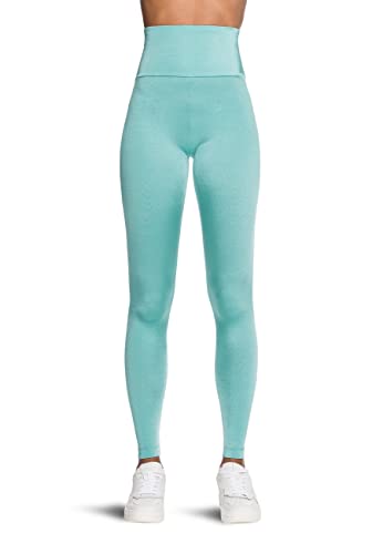 Wolford Damen The Workout Leggings,Frauen Stoffhose,Basic,Gymnastikhose,Yogahose,Freizeithose,enganliegend,ICY Jade,M (Medium) von Wolford