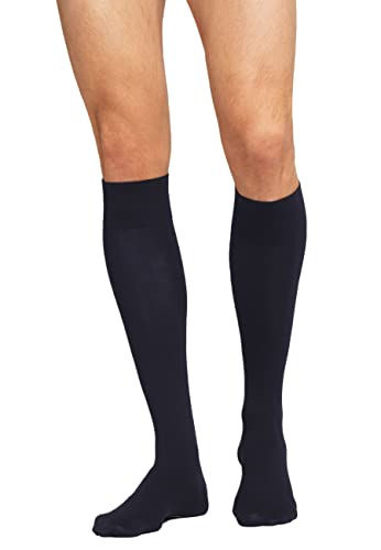 Wolford Herren Socken Cotton Velvet Knee-Socks,Männer Struempfe,Anzugsocken,weich,komfortabel,admiral,41-42 (41-42) von Wolford