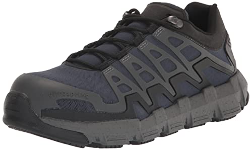 WOLVERINE Herren Rev Vent Ultraspring DuraShocks Composite Toe Konstruktionsschuh, navy, 12 US X-Wide von Wolverine