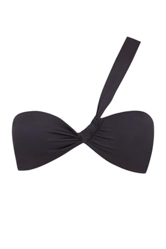 Women'secret Damen Bandeau-Bikini-Top Asymmetrisch Grau BH, 80B Women'secret Damen Bandeau-Bikini-Top Asymmetrisch Grau BH, 80B von Women'secret