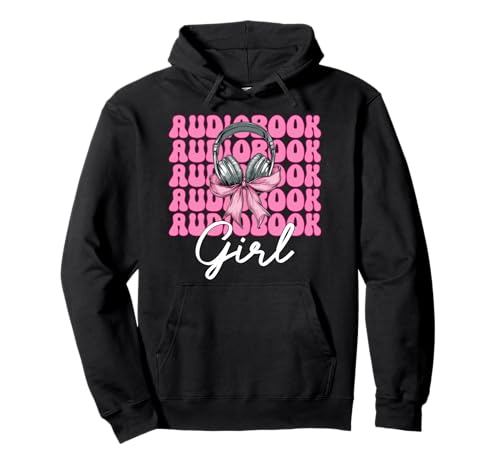 Hörbuch Mädchen Hörbuch Liebhaber Kopfhörer Mama Pullover Hoodie Hörbuch Mädchen Hörbuch Liebhaber Kopfhörer Mama Pullover Hoodie von Womens Coquette Bow Audiobook Lover Audio Gifts