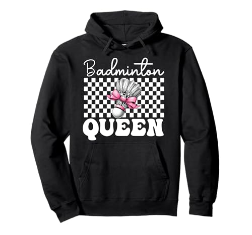 Kokettenbogen für Mädchen, Mutter, Muttertag, Badminton-Queen Pullover Hoodie Kokettenbogen für Mädchen, Mutter, Muttertag, Badminton-Queen Pullover Hoodie von Womens Pink Coquette Bow Badminton Player Gifts