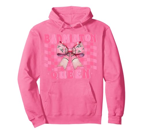 Kokettenbogen für Mädchen, Mutter, Muttertag, Badminton-Queen Pullover Hoodie Kokettenbogen für Mädchen, Mutter, Muttertag, Badminton-Queen Pullover Hoodie von Womens Pink Coquette Bow Badminton Player Gifts
