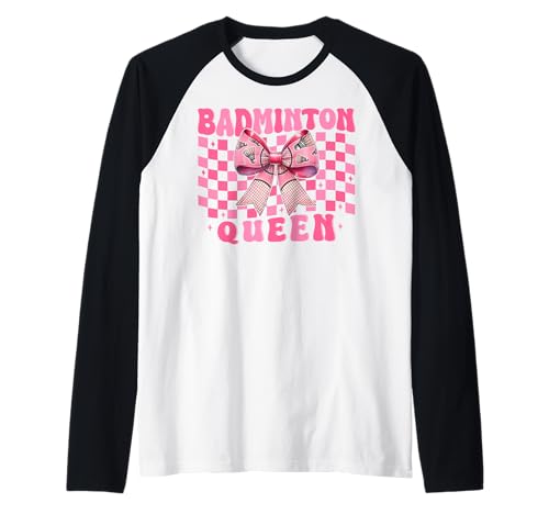 Kokettenbogen für Mädchen, Mutter, Muttertag, Badminton-Queen Raglan Kokettenbogen für Mädchen, Mutter, Muttertag, Badminton-Queen Raglan von Womens Pink Coquette Bow Badminton Player Gifts