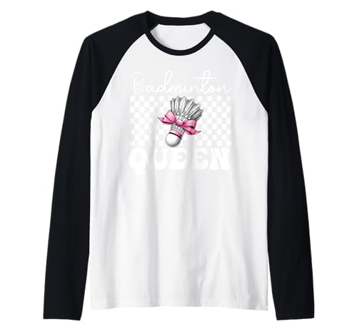 Kokettenbogen für Mädchen, Mutter, Muttertag, Badminton-Queen Raglan Kokettenbogen für Mädchen, Mutter, Muttertag, Badminton-Queen Raglan von Womens Pink Coquette Bow Badminton Player Gifts
