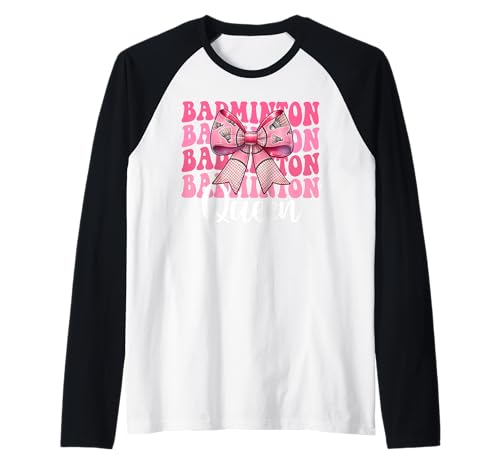Kokettenbogen für Mädchen, Mutter, Muttertag, Badminton-Queen Raglan Kokettenbogen für Mädchen, Mutter, Muttertag, Badminton-Queen Raglan von Womens Pink Coquette Bow Badminton Player Gifts