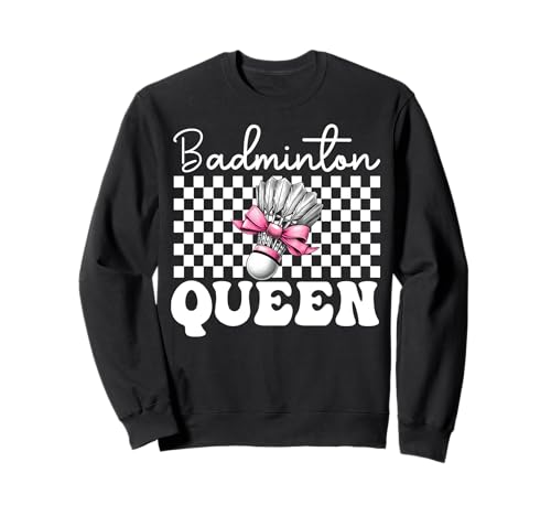 Kokettenbogen für Mädchen, Mutter, Muttertag, Badminton-Queen Sweatshirt Kokettenbogen für Mädchen, Mutter, Muttertag, Badminton-Queen Sweatshirt von Womens Pink Coquette Bow Badminton Player Gifts
