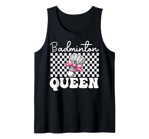 Kokettenbogen für Mädchen, Mutter, Muttertag, Badminton-Queen Tank Top Kokettenbogen für Mädchen, Mutter, Muttertag, Badminton-Queen Tank Top von Womens Pink Coquette Bow Badminton Player Gifts