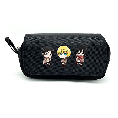 Wondi Attack On Ti-tan Federmäppchen, Schule Bleistifte Organizer, Große Kapazität Briefpapier Pouch Stifte Etui-22 * 7 * 10cm||Multicolor 7 von Wondi