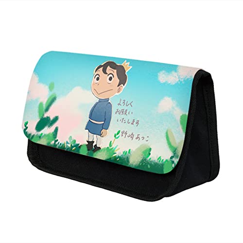 Wondi Ranki-ng of Kin-gs Anime Pencil Case, Large Capacity Pouch Double Zippers, Pen Box Pen Pouch Stationery Organizer for Student Teen-22 * 13 * 7.5cm||Multicolor 11 von Wondi