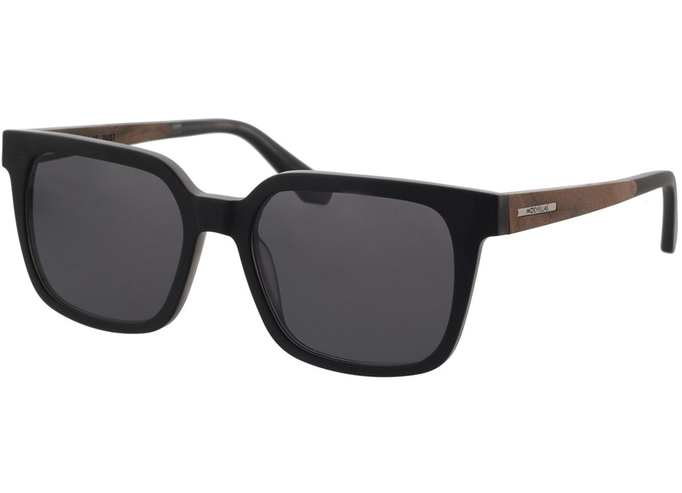 Woodfellas Sunglasses Dust curled/grey 50-19 Sonnenbrille mit Sehstärke erhältlich, Damen/Herren, Vollrand, Eckig von Woodfellas