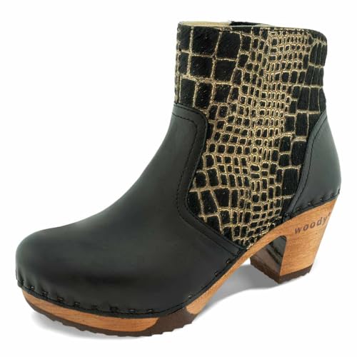 Woody Damen Tanja Stiefelette, Cocco Gold, 37 EU von Woody