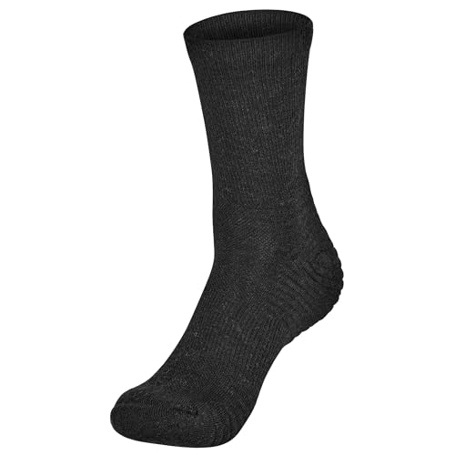 Wool Rockers Merino-Wander-Socken, 73% Merinowolle, für Damen & Herren, Outdoor und im Alltag, optimal gepolstert und atmungsaktiv (schwarz, 35-38) von Wool Rockers